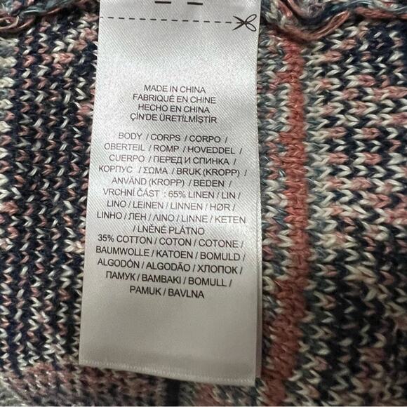 Lauren Ralph Lauren Aztec Southwest Print Style Belted Cardigan - Picture 13 of 16